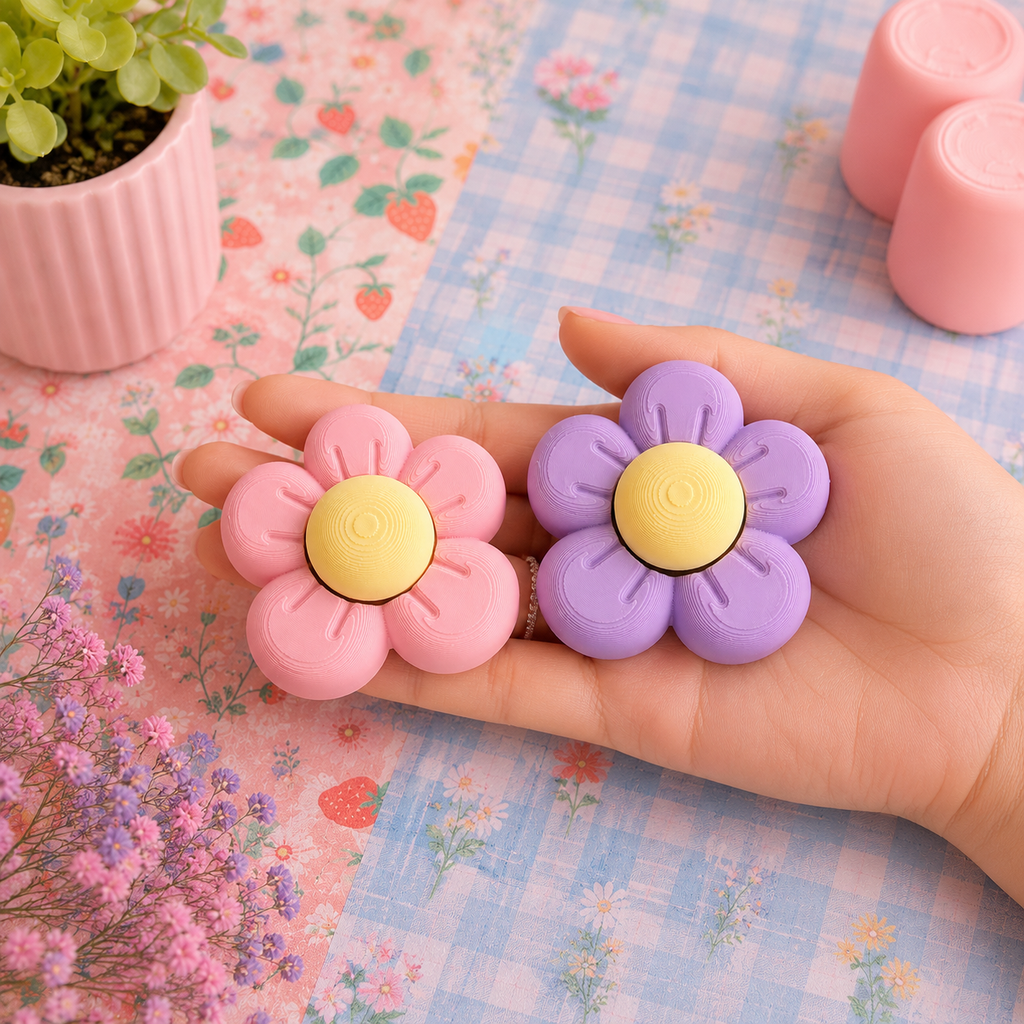 Big Flower FIdget CLicker